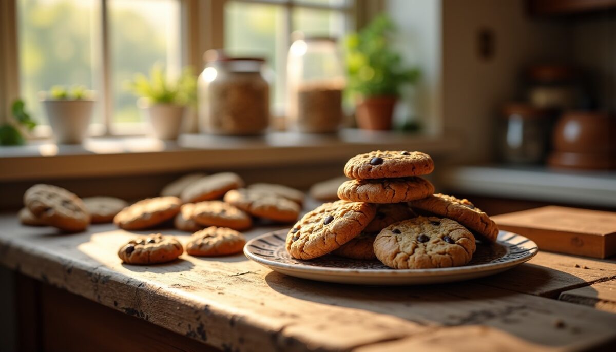 Plaisirs légers : recettes faciles et gourmandes de cookies sans sucre ajouté